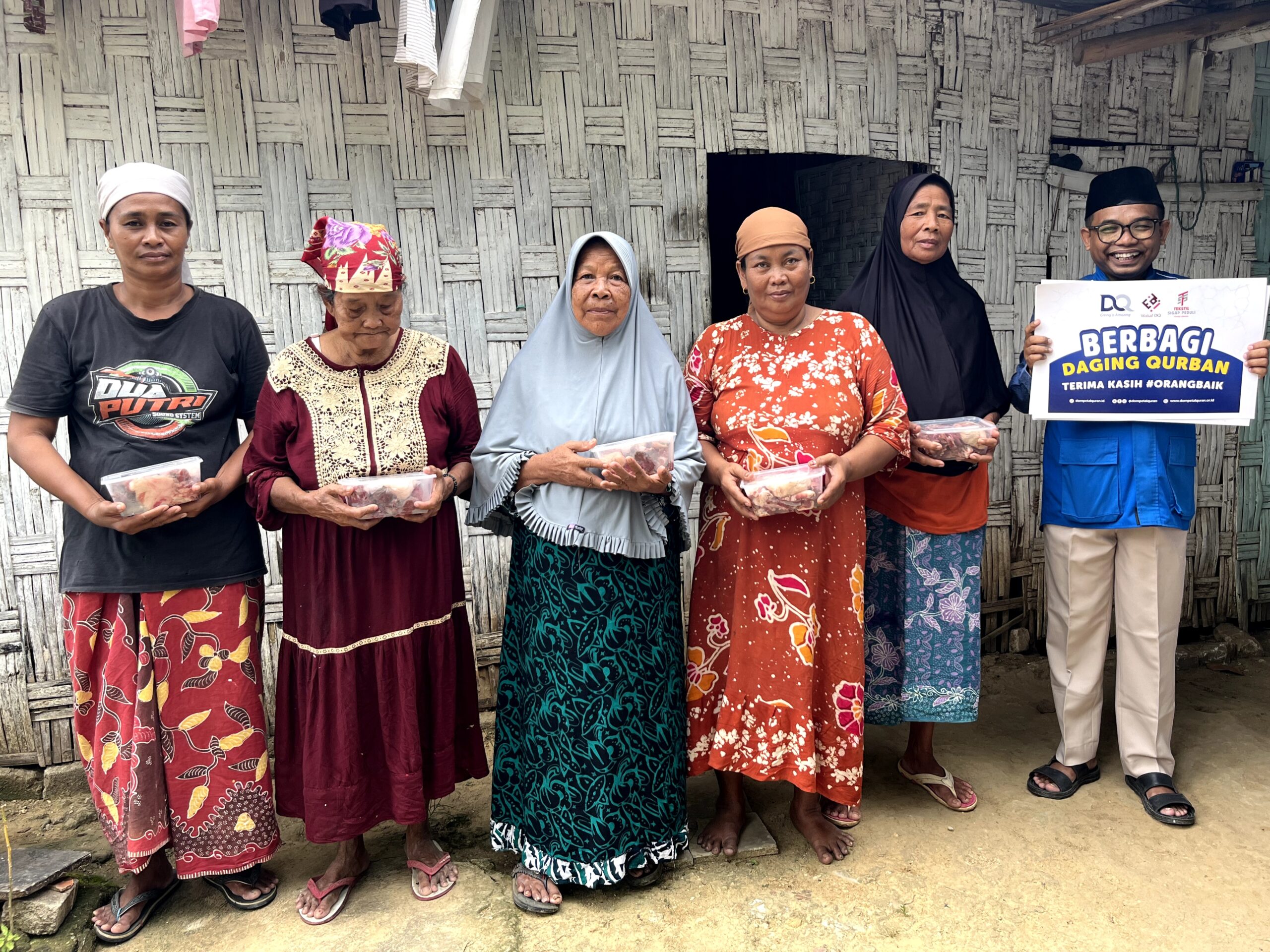 Tebar Manfaat Qurban, LAZNAS DQ Hadir untuk Warga Rawan Pangan Pamekasan